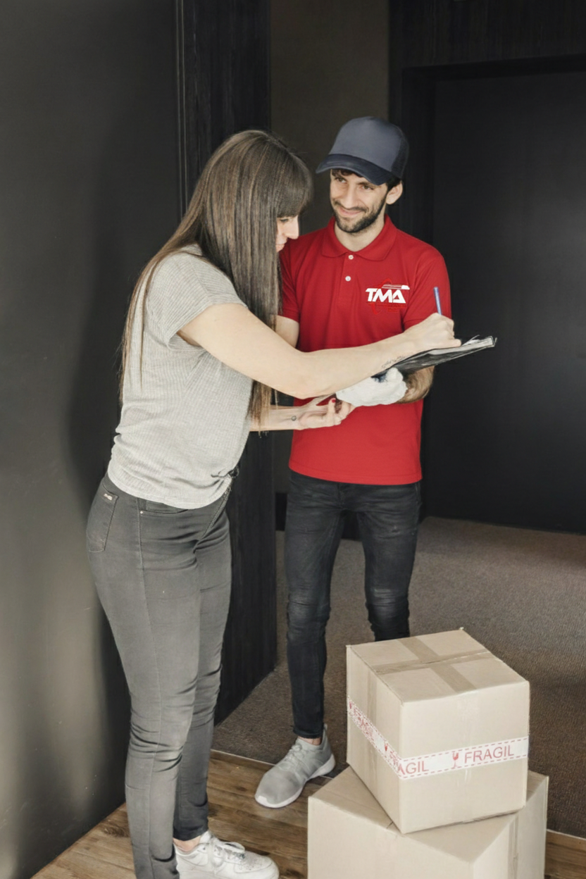 tma entrega logistica transporte paquetes